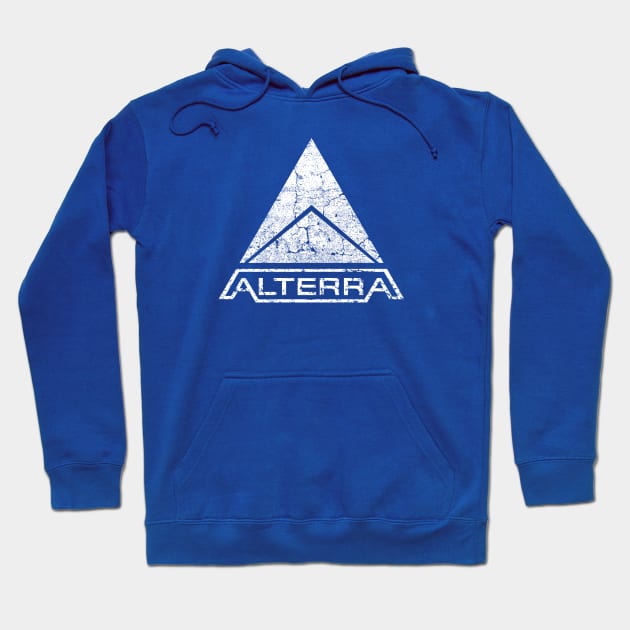 ALTERRA subnautica white logo Hoodie by FbsArts